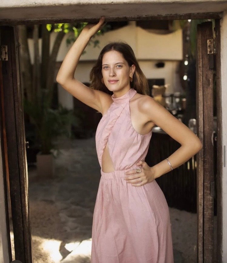 Boho Dress Tulum Coral